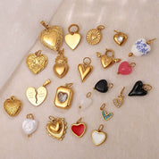 Collection Cœur charm aranyozott nemesacélból – 2. nézet
