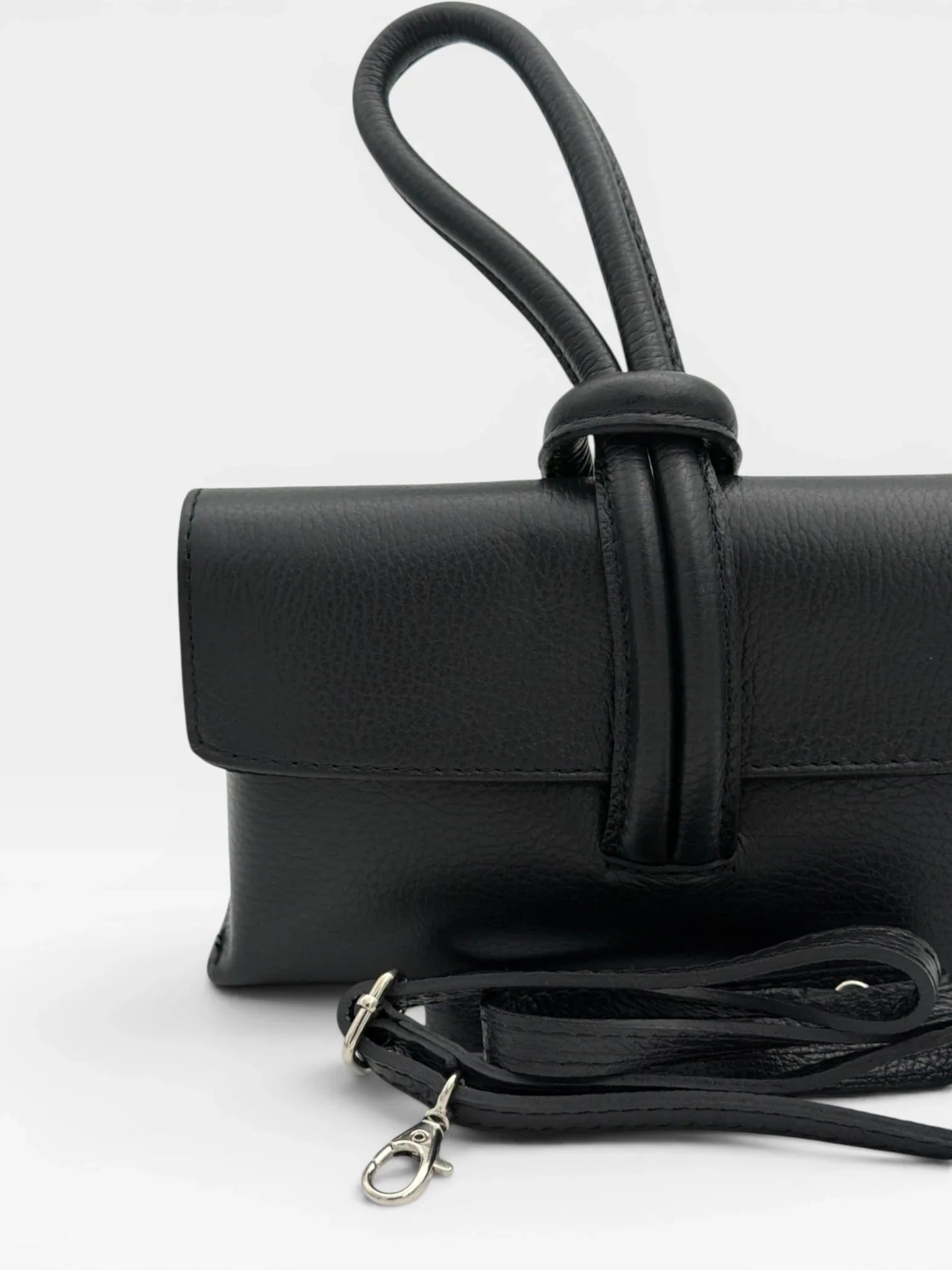 Lea Lab Aurora szürke hobo táska részlet