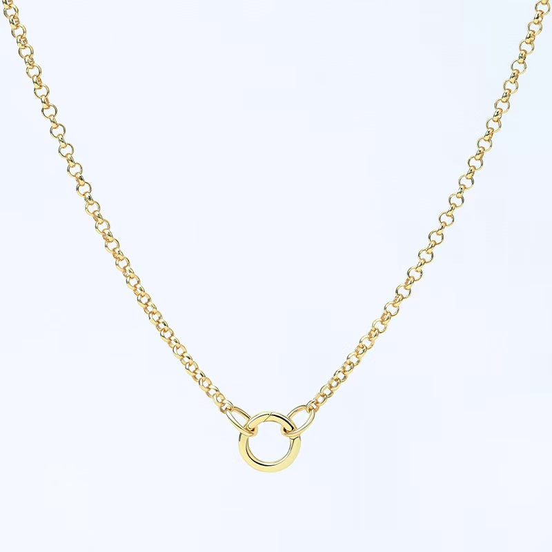 Perle d'Or charmozható alaplánc – aranyozott nemesacél