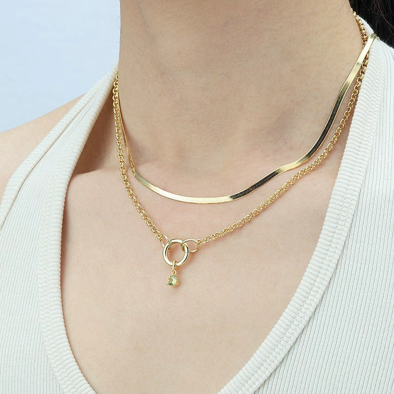 Perle d'Or charmozható alaplánc aranyozott nemesacélból – 6. nézet