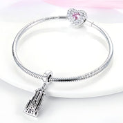 Katedrális charm – ezüstözött