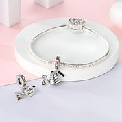 Kávéfőző kanna charm – ezüstözött