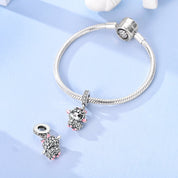 Masnis bárányka charm – ezüstözött