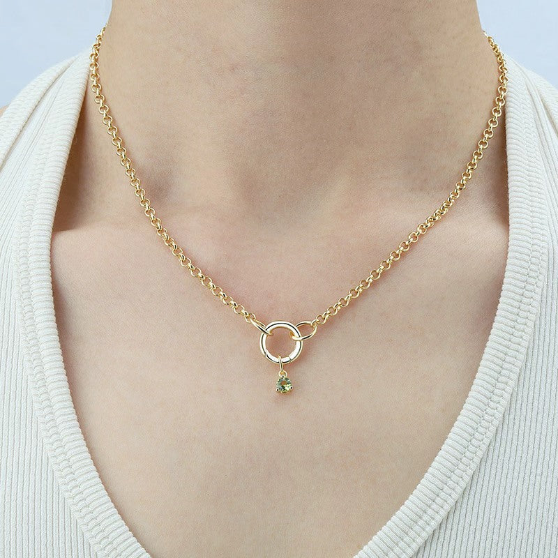 Perle d'Or charmozható alaplánc aranyozott nemesacélból – 4. nézet