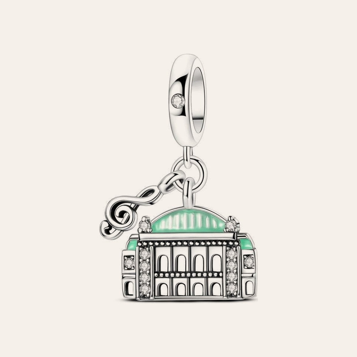 Bécsi Operaház charm – ezüstözött