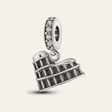 Colosseum charm – ezüstözött