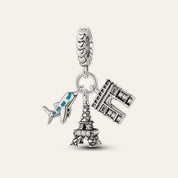 Diadalív, Eiffel-torony és repülő charm – ezüstözött