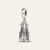 Katedrális charm – ezüstözött