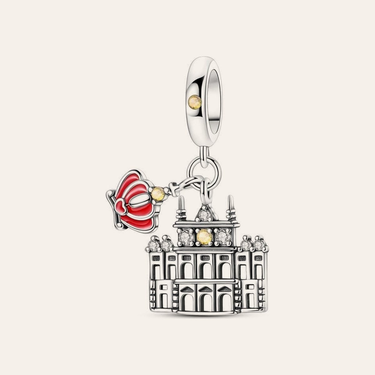 Madridi királyi palota charm – ezüstözött
