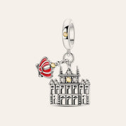 Madridi királyi palota charm – ezüstözött