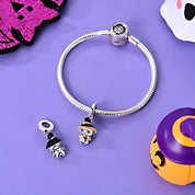 Múmia charm – ezüstözött
