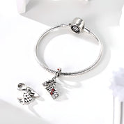 Római Colosseum charm – ezüstözött
