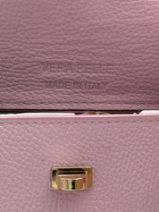 Lea Lab Lunetta pink – Vera Pelle Made in Italy dombornyomás