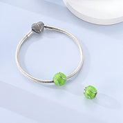 Teniszlabda charm – ezüstözött