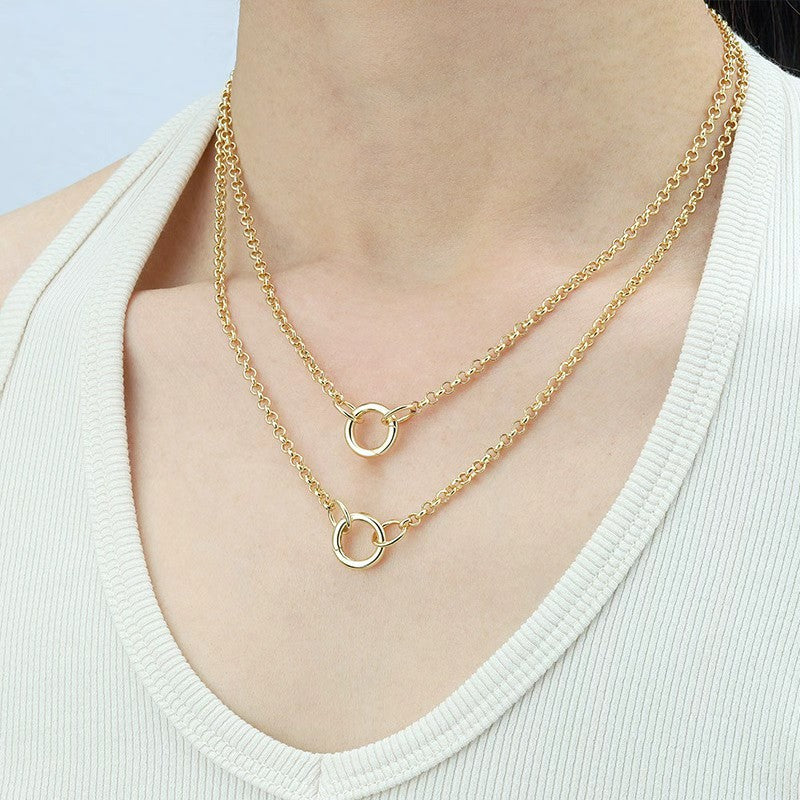 Perle d'Or charmozható alaplánc aranyozott nemesacélból – 3. nézet